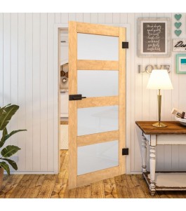 Ganzglastür Country Sonoma Eiche Modell 35 | Glastuershop24