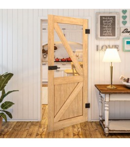 Ganzglastür Country Sonoma Eiche Modell 42 | Glastuershop24