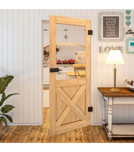 Ganzglastür Country Sonoma Eiche Modell 52 | Glastuershop24
