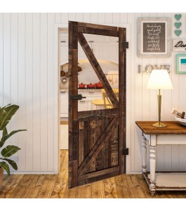 Ganzglastür Country Altholz Astig Modell 41 | Glastuershop24