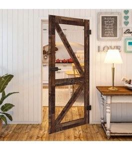 Ganzglastür Country Altholz Astig Modell 42 | Glastuershop24