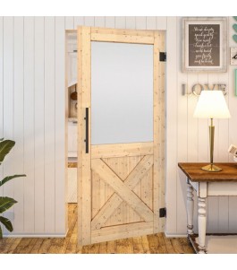 Pendeltür Country Astkiefer Modell 54 – Glastuershop24