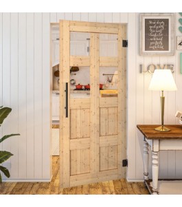 Pendeltür Country Astkiefer Modell 62 – Glastuershop24