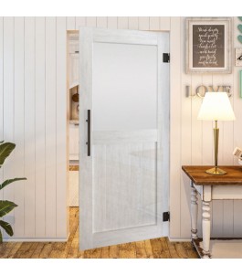 Pendeltür - Country Weiss Rustikal Modell 24 | Glastuershop24