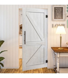 Pendeltür - Country Weiss Rustikal Modell 40 | Glastuershop24