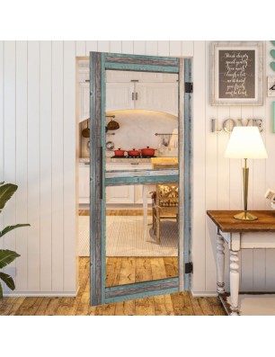 Pendeltür Country Bunt geplankt Modell 21 – Glastuershop24