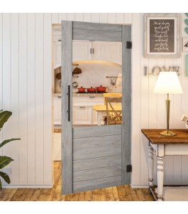 Pendeltür Country Graueiche Modell 12 – Glastuershop24