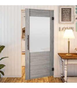Pendeltür Country Graueiche Modell 14 – Glastuershop24