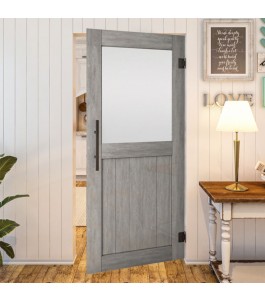 Pendeltür Country Graueiche Modell 24 – Glastuershop24