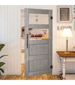 Pendeltür – Country Graueiche Modell 33 | Glastuershop24