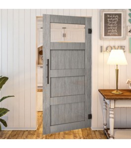Pendeltür - Country Graueiche Modell 34 | Glastuershop24