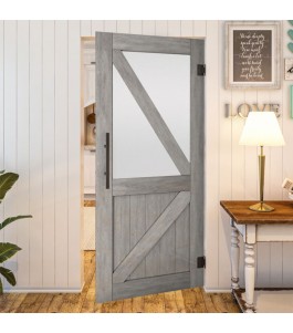 Pendeltür - Country Graueiche Modell 44 | Glastuershop24