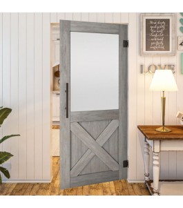 Pendeltür - Country Graueiche Modell 54 | Glastuershop24