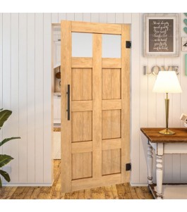 Pendeltür Country Sonoma Eiche Modell 66 | Glastuershop24