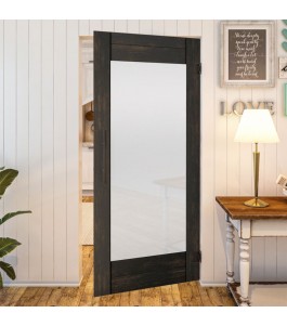 Pendeltür - Country Schwarz gebeizt Modell 13 | Glastuershop24