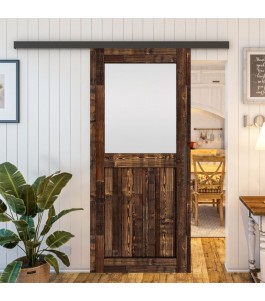 Glasschiebetür BLACK-LINE - Country Altholz | Glastuershop24