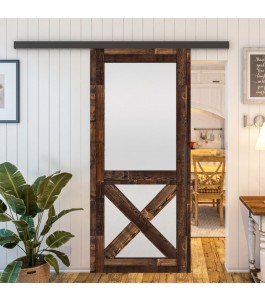 Glasschiebetür BLACK-LINE - Country Altholz | Glastuershop24