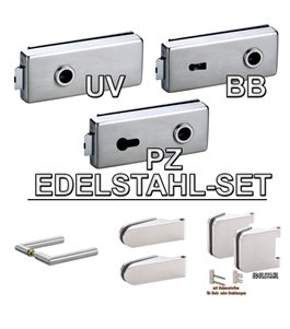 Glastürbeschlag DANIEL- Edelstahl