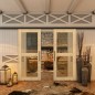 Glasschiebetür BLACK-LINE - Country Astkiefer Modell 21 Glasschiebetür BLACK-LINE - Country Astkiefer Modell 21