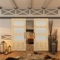 Glasschiebetür BLACK-LINE - Country Astkiefer Modell 35 Glasschiebetür BLACK-LINE - Country Astkiefer Modell 35
