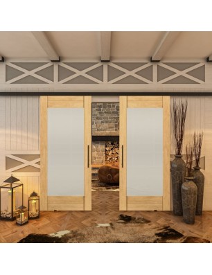 Glasschiebetür BLACK-LINE - Country Sonoma | Glastuershop24