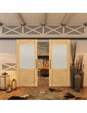 Glasschiebetür BLACK-LINE - Country Sonoma | Glastuershop24