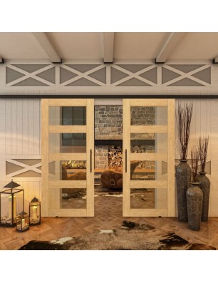 Glasschiebetür BLACK-LINE - Country Sonoma | Glastuershop24