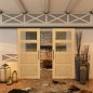 Glasschiebetür BLACK-LINE - Country Sonoma Eiche Modell 33 Glasschiebetür BLACK-LINE - Country Sonoma Eiche Modell 33