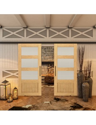 Glasschiebetür BLACK-LINE - Country Sonoma | Glastuershop24