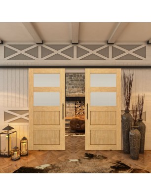 Glasschiebetür BLACK-LINE - Country Sonoma | Glastuershop24
