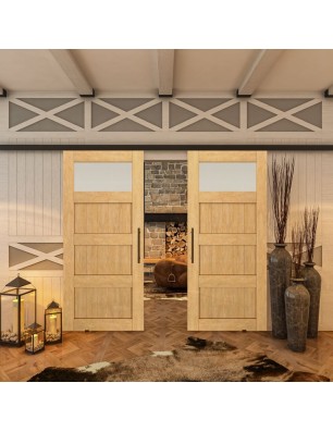 Glasschiebetür BLACK-LINE - Country Sonoma | Glastuershop24