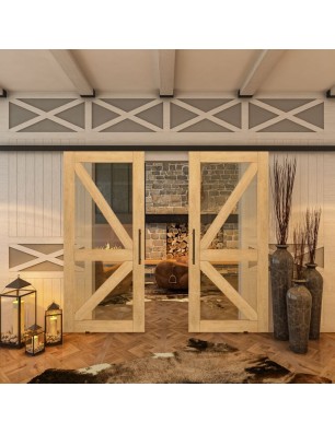 Glasschiebetür BLACK-LINE - Country Sonoma | Glastuershop24