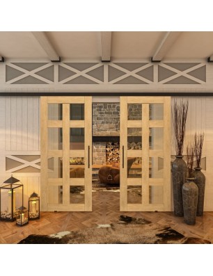 Glasschiebetür BLACK-LINE - Country Sonoma | Glastuershop24