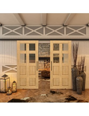 Glasschiebetür BLACK-LINE - Country Sonoma | Glastuershop24