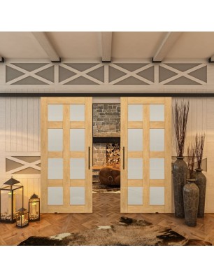 Glasschiebetür BLACK-LINE - Country Sonoma | Glastuershop24