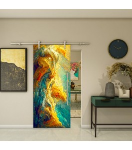 Glasschiebetür PIPE-LINE - Fotoprint Modell 9 | Glastuershop24