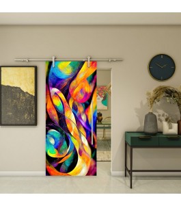 Glasschiebetür PIPE-LINE - Fotoprint Modell 14 | Glastuershop24
