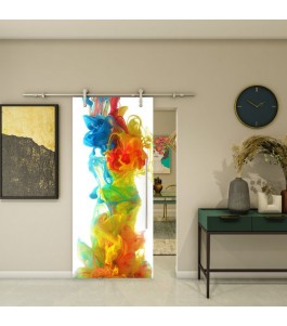 Glasschiebetür PIPE-LINE - Fotoprint Modell 20 | Glastuershop24