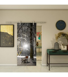 Glasschiebetür PIPE-LINE - Fotoprint Modell 46 | Glastuershop24