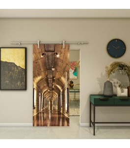 Glasschiebetür PIPE-LINE - Fotoprint Modell 48 | Glastuershop24