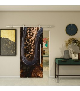 Glasschiebetür PIPE-LINE - Fotoprint Model 61 | Glastuershop24