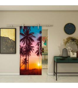 Glasschiebetür PIPE-LINE - Fotoprint Modell 63 | Glastuershop24