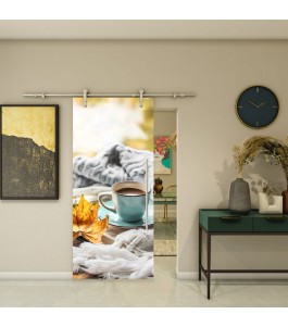 Glasschiebetür PIPE-LINE - Fotoprint Modell 66 | Glastuershop24