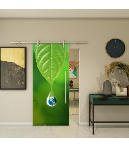 Glasschiebetür PIPE-LINE - Fotoprint Modell 74 | Glastuershop24