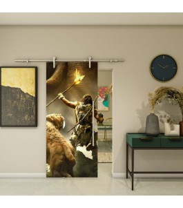 Glasschiebetür PIPE-LINE - Fotoprint Modell 81 | Glastuershop24