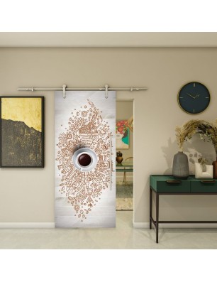 Glasschiebetür PIPE-LINE - Fotoprint Modell 103 | Glastuershop24