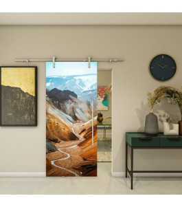 Glasschiebetür PIPE-LINE - Fotoprint Modell 122 | Glastuershop24