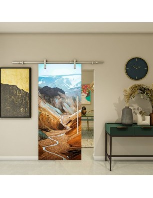 Glasschiebetür PIPE-LINE - Fotoprint Modell 122 | Glastuershop24