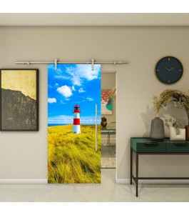 Glasschiebetür PIPE-LINE - Fotoprint Modell 148 | Glastuershop24