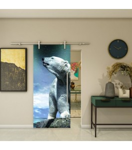 Glasschiebetür PIPE-LINE - Fotoprint Modell 152 | Glastuershop24